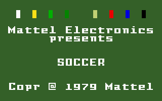 Soccer screenshot 2 for Intellivision